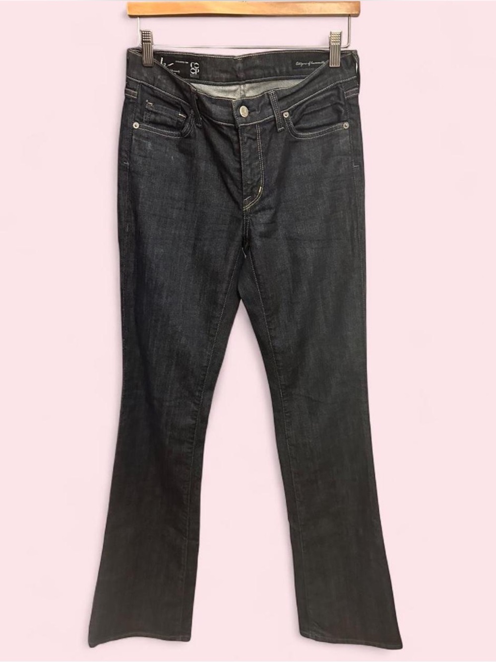 Citizens Of Humanity Dark Gray Wide Leg Jeans (Preloved)